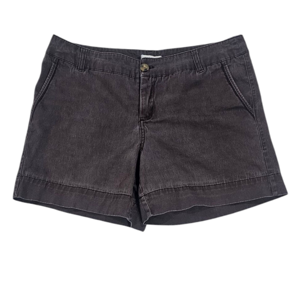 Dockers Womens Brown Midrose Shorts Sz 8 Preowned